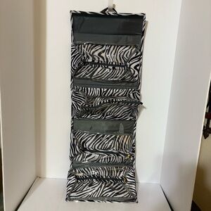 JM New York Zebra Print Hanging Organizer